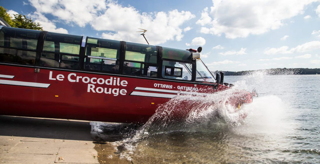 Visita de Amphibus al lago de l'Eau d'Heure 